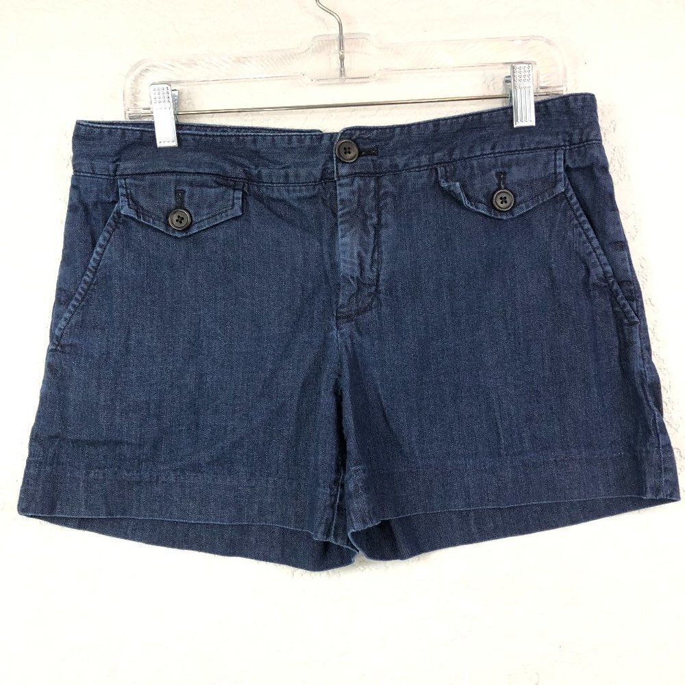 Club Monaco Dark Wash Denim Shorts Size 8